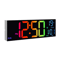 16Inch RGB Large Digital Wall Clock With Remote Temperature Display Alarm 5