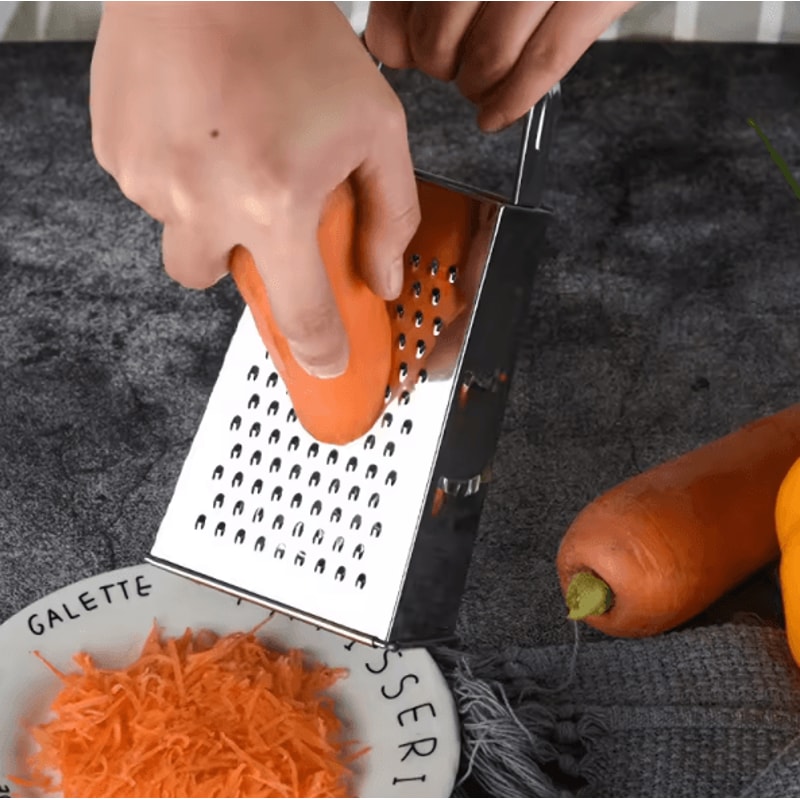 Cucumber SlicerMultifunction Stainless Steel Cucumber Slicer 4Sided Vegetable Shredder With Hand G 2