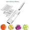 4in1 Stainless Steel Vegetable Slicer Mandoline Cutter Set With Shredder And Grater 4