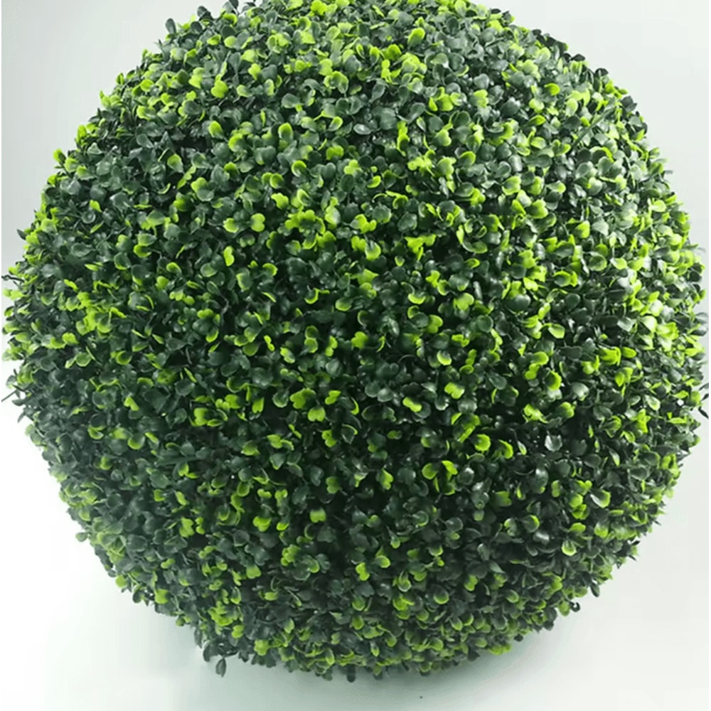 EcoFriendly Artificial Plant Ball Realistic Faux Boxwood Decor For Indoor Outdoor Styling 2