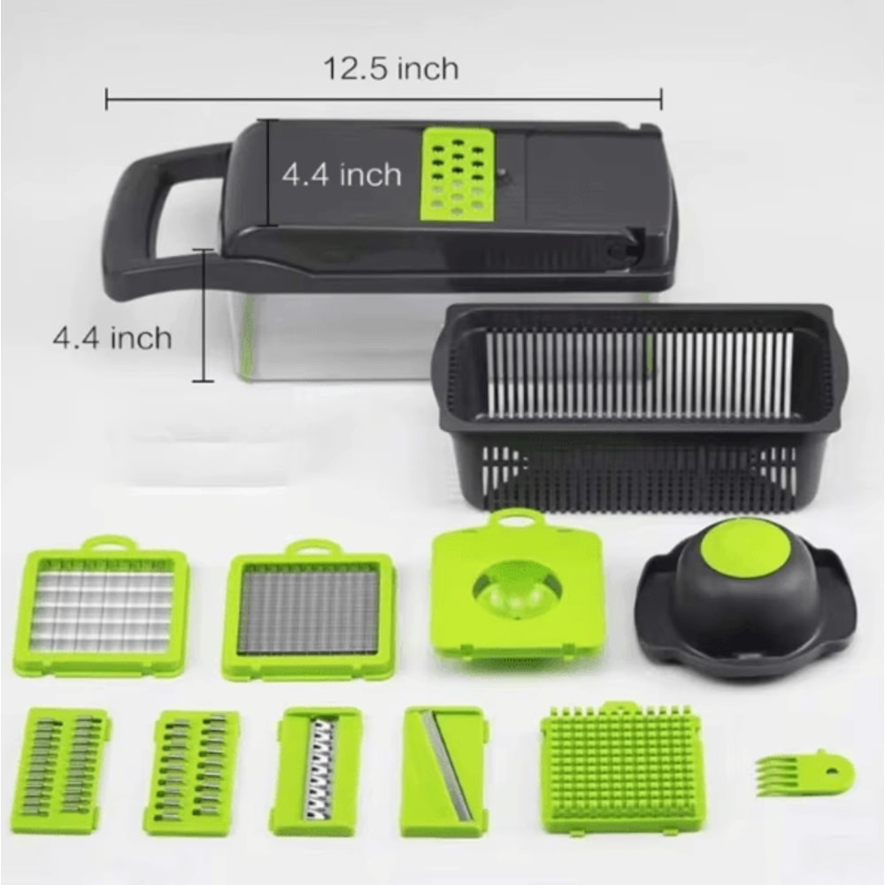 SafeGrip Vegetable Cutter With Hand Guard MultiPurpose Finger Guard Slicer For Safer Cooking 4