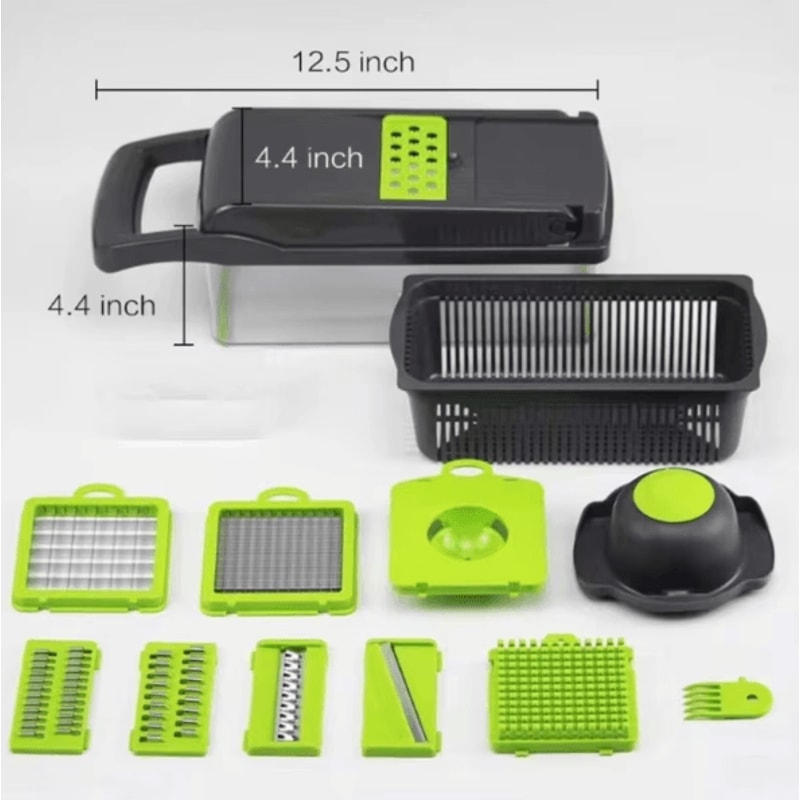 SafeGrip Vegetable Cutter With Hand Guard MultiPurpose Finger Guard Slicer For Safer Cooking 4