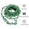 GreenVibe Artificial Ivy Garland Flexible Green Leaves Vine For Wedding DIY Headbands Home Decor S 1