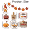 Fall Harvest Wooden Tiered Tray Decor Set Farmhouse Autumn Pumpkin Maple Leaf Centerpieces 3