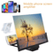14Inch 3D Phone Screen Magnifier HD Mobile Screen Amplifier Stand For Movies Videos 0