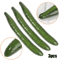3Piece Realistic Artificial Cucumber Set Lifelike Vegetable Props For Kitchen Home Decor 2