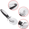 3Inch Stainless Steel Pizza Cutter Wheel Ergonomic NonSlip Handle With Finger Guard 2