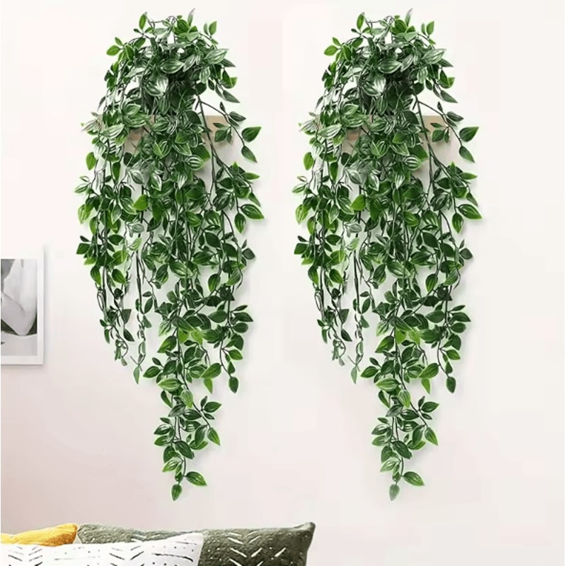 Lifelike Artificial Hanging Eucalyptus Vine Plant For Indoor Outdoor Decor 2