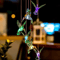 Solar LED Hummingbird Wind Chimes Lights Color Changing Garden Decor Outdoor Hanging Lamp 4