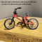 1 By 12 Scale Mini Bicycle Model Alloy Decor Detailed Miniature Bike Ornament For Display Garden 3