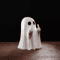 Funny Middle Finger Ghost Figurine Cute Spooky Halloween Desk Home Decor 0