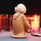 Cute Mini Monk Resin Figurine Zen Buddha Statue For Desk Home Decor 6
