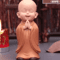 Cute Mini Monk Resin Figurine Zen Buddha Statue For Desk Home Decor 7