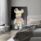 Cute Graffiti Bear Canvas Wall Art Kawaii Cartoon Pop Art Poster For Stylish Room Decor 2