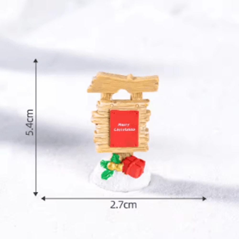 Resin Mini Road Sign Fairy Garden Decor DIY Micro Landscape Miniature Ornament 10