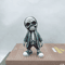 Cool Mini Skeleton Resin Figurine Spooky Skull Statue For Halloween Home Decor 5