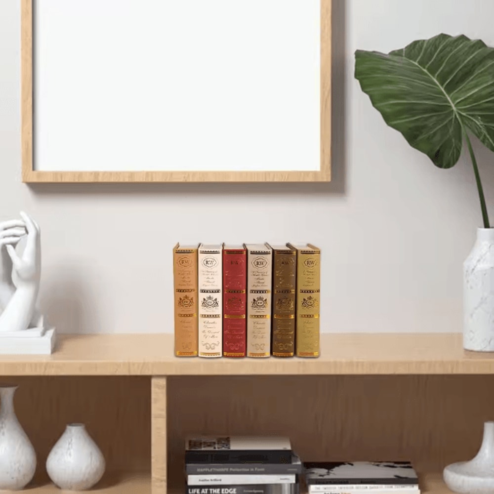 European Retro Fake Book Decor Vintage Simulation Book Model For Table Shelf Styling 2