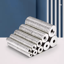 10pcs n52 countersunk neodymium magnet disc 30mm by 5mm with screw hole for heavy-duty mounting