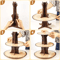 3Tier Wooden Cupcake Stand Rustic Farmhouse Dessert Display For Parties Baby Showers 1