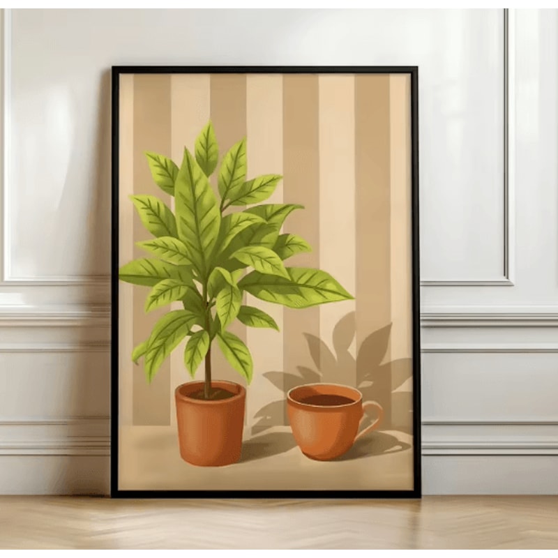 Retro Coffee Wall Art Print Minimalist Kitchen Poster For Coffee Lovers Cafe Decor 13