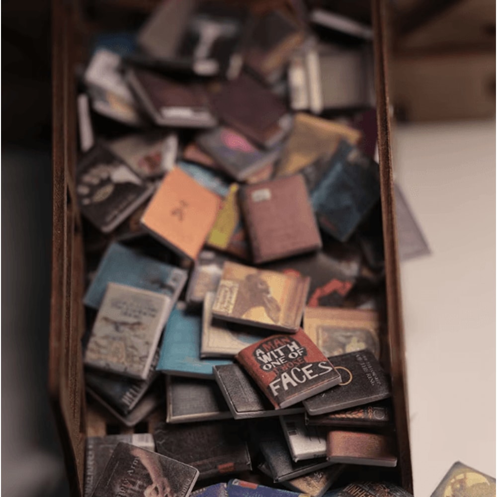 200PCS Miniature Dollhouse Books Set Tiny Books Accessories For DIY Decor Anxiety Bookshelf 3