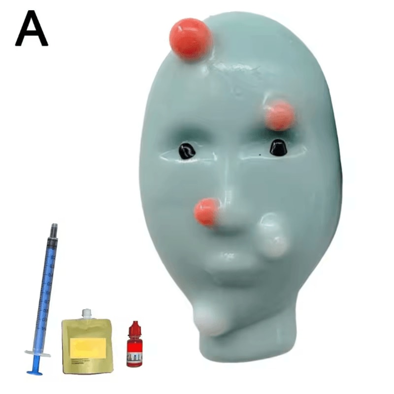 Funny Pimple Popping Stress Relief Toy Reusable Acne Squeeze Fidget For Fun Relaxation 5