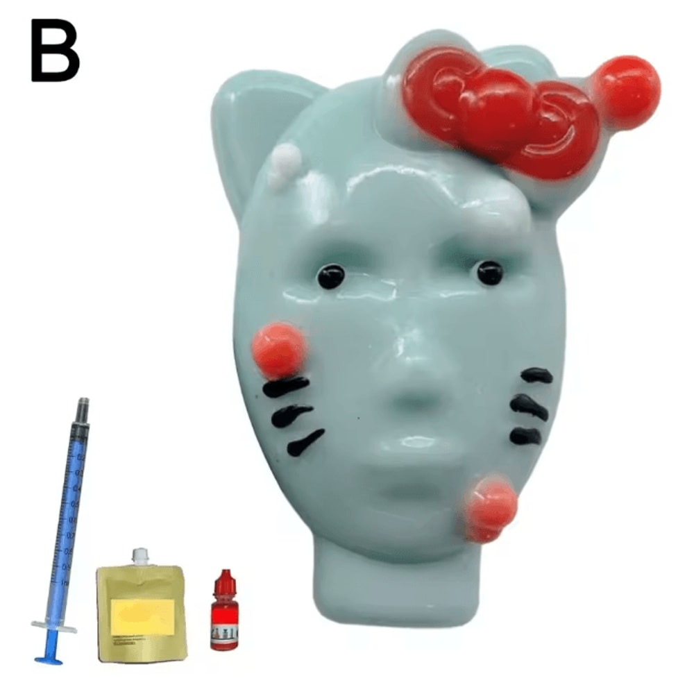 Funny Pimple Popping Stress Relief Toy Reusable Acne Squeeze Fidget For Fun Relaxation 6