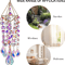 Crystal Suncatcher Wind Chime Rainbow Maker Hanging Decor For Window Garden 3