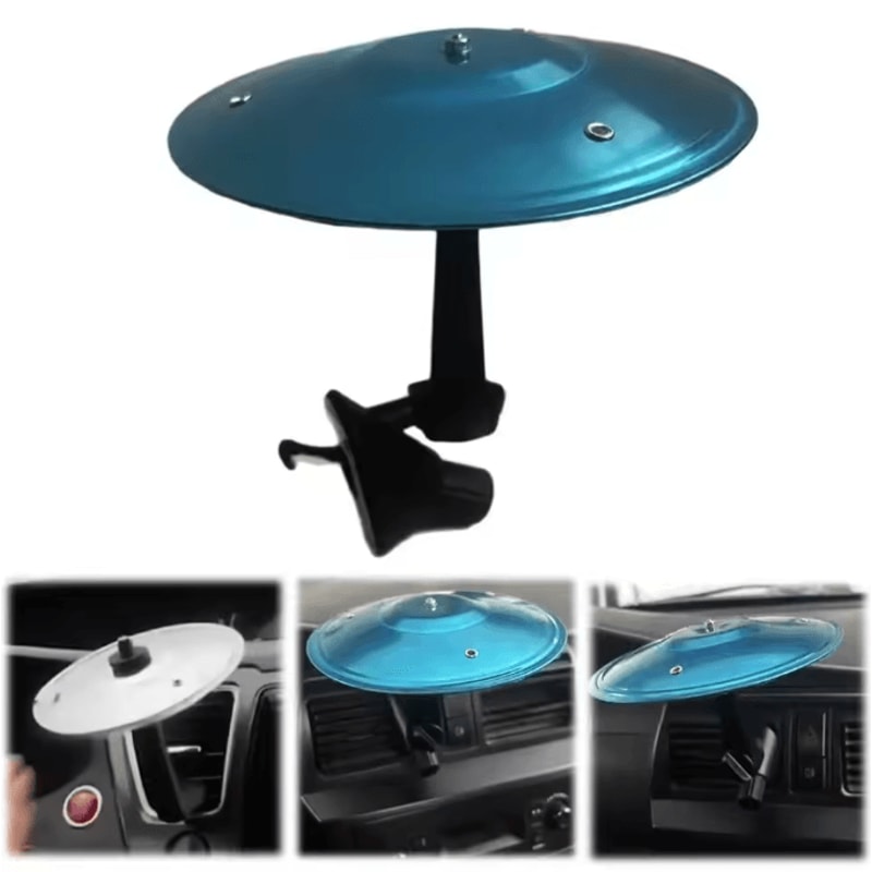 Mini Drum Cymbal Car Vent Ornament Funny Dashboard Musical Decor For Car Interior 2