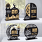 Black Gold Acrylic Ramadan Countdown Calendar Eid Mubarak Table Decor With Replaceable Numbers 0