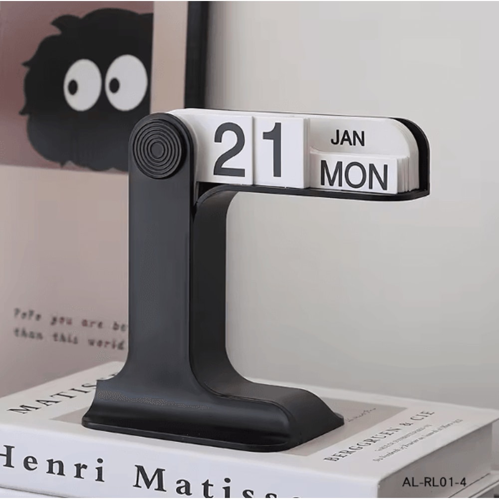 Modern Minimalist Perpetual Desk Calendar Creative Plastic Desktop Decor For Home Office 4