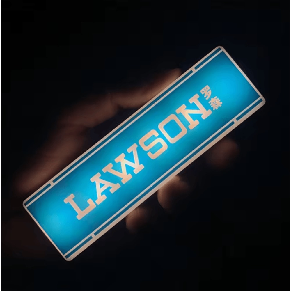 LED FamilyMart Lawson Magnetic Fridge Light TouchControl USB Refrigerator Decor Sticker 1