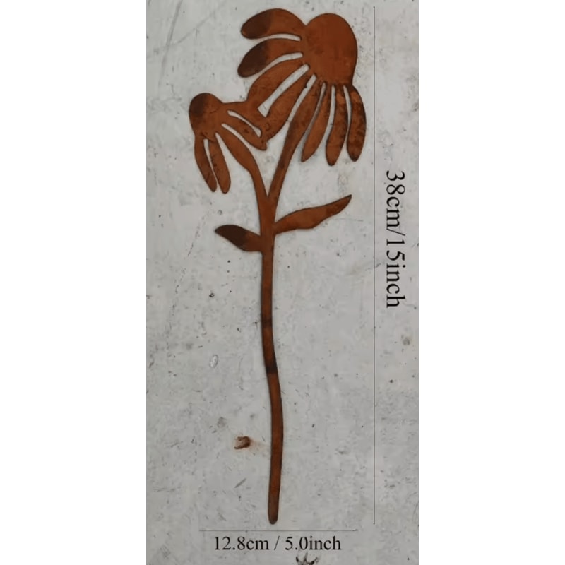 Rustic Metal Rabbit Garden Stake Adorable Bunny Silhouette Outdoor Yard Art For Farmhouse Decor 6