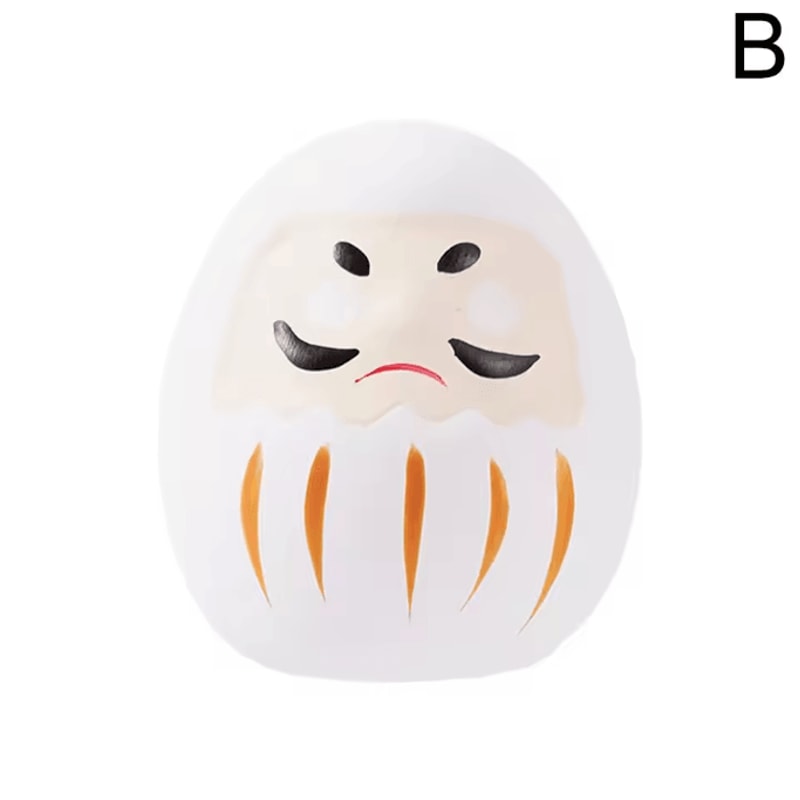 Japanese Ceramic Daruma Doll Mini Lucky Charm Fortune Figurine For Home Decor Gift 5