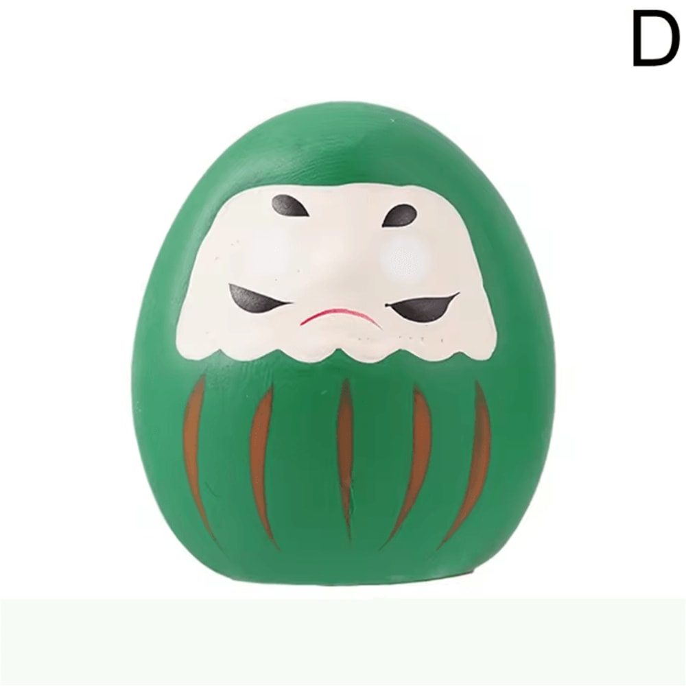 Japanese Ceramic Daruma Doll Mini Lucky Charm Fortune Figurine For Home Decor Gift 7