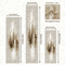 Modern Abstract Striped Linen Table Runner Minimalist Neutral Dining Decor 4