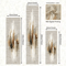 Modern Abstract Striped Linen Table Runner Minimalist Neutral Dining Decor 4