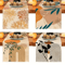 Boho Table RunnerBoho Plant Linen Table Runner 13 By 72 Inch Farmhouse Dining Decor 0