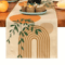 Boho Table RunnerBoho Plant Linen Table Runner 13 By 72 Inch Farmhouse Dining Decor 3