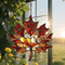 Acrylic Maple Leaf Suncatcher Thanksgiving Autumn Window Door Hanging Decor 1