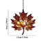 Acrylic Maple Leaf Suncatcher Thanksgiving Autumn Window Door Hanging Decor 4
