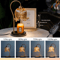French Retro Tulip Candle Warmer Lamp Fireless Fragrance Bedside Table Light 2