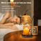 French Retro Tulip Candle Warmer Lamp Fireless Fragrance Bedside Table Light 3