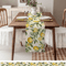 Watercolor Lemon Linen Table Runner Summer Farmhouse Kitchen Decor 3