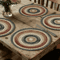 Retro Beige Boho Round Placemats Set 4PCS Woven Table Decor 1