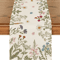 Spring Daisy Floral Linen Table Runner Farmhouse Kitchen Dining Decor 0