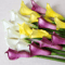 Mini Artificial Calla Lily PU Flower Elegant Wedding Table Decor 3