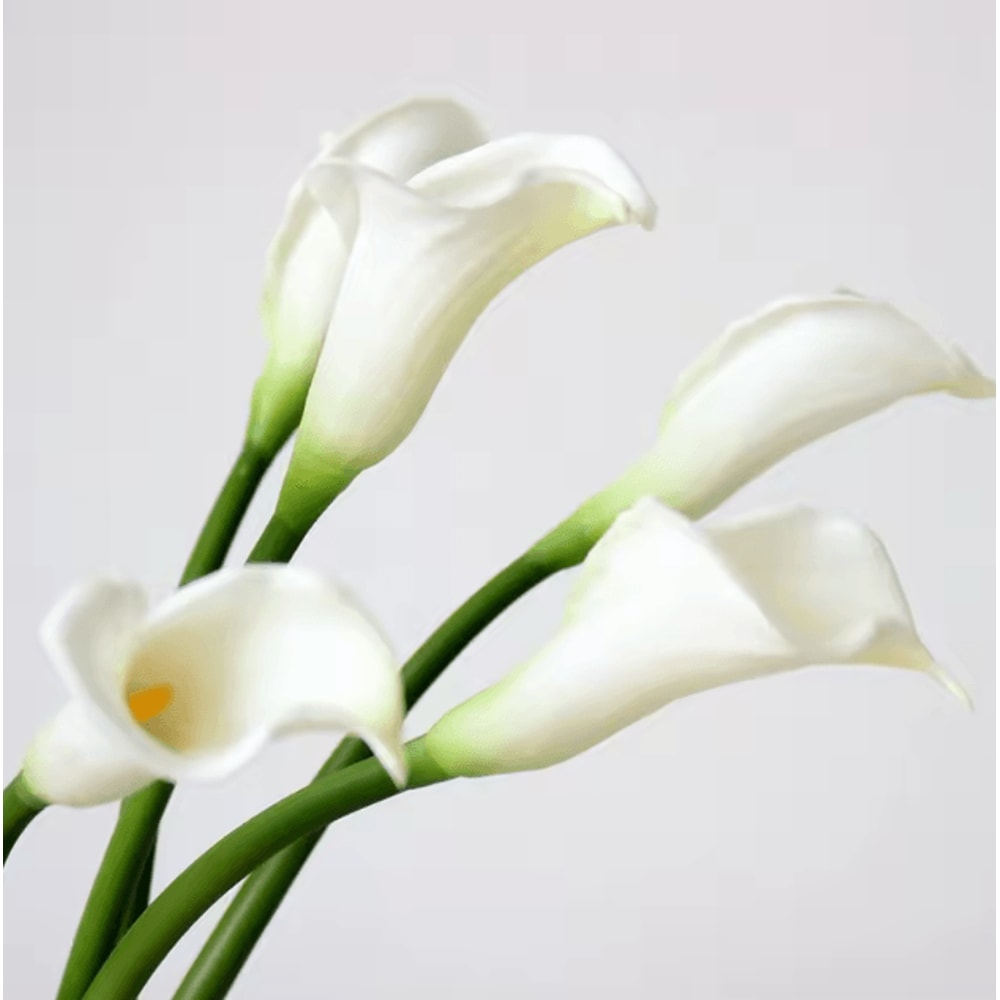 Mini Artificial Calla Lily PU Flower Elegant Wedding Table Decor 4