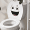 Funny Smiley Face Wall Sticker Cartoon SelfAdhesive Bathroom Decor 1