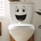 Funny Smiley Face Wall Sticker Cartoon SelfAdhesive Bathroom Decor 2
